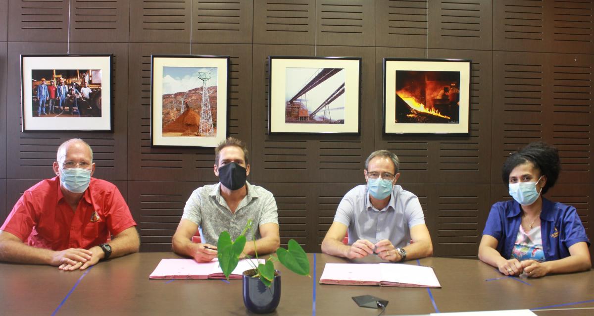 Signature de la convention 2021-2024 entre l'OEIL et la SLN