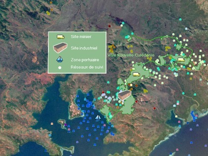 Les réseaux de suivi dans la zone d'influence de Vale Nouvelle-Calédonie Dessinez vos propres cartes facilement