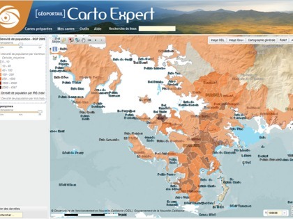 Densité de population ... ou à l'échelle de Nouméa