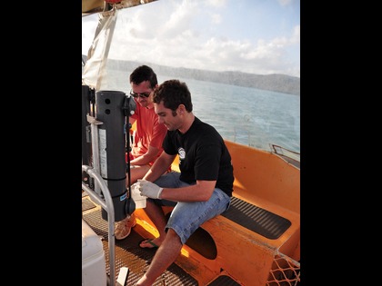 Mission de surveillance des paramètres physico-chimiques du milieu marin, Baie du Prony