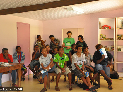 ...et notamment une quinzaine de collégiens très soucieux de leur environnement